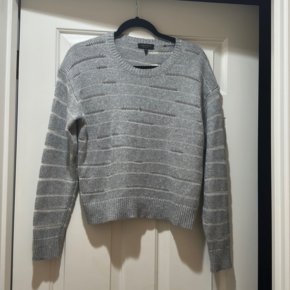 Rag & Bone Gray Crewneck Sweater - Picture 2 of 4